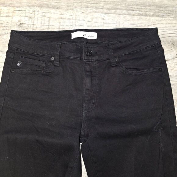 KANCAN River Denim Black Distressed Skinny Jean Size 9/28 - Picture 5 of 9
